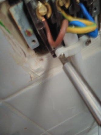 screw driver and wires